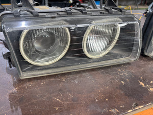 E36 Headlights with Angel Eyes