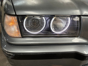 E36 Headlights with Angel Eyes